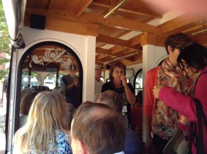 Trolley tour #1 with our guide Scott