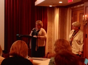 Cindy Peternelj-Taylor introduces our COPE speakers.