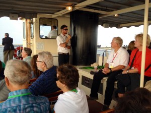 Enjoying our narrated cruise